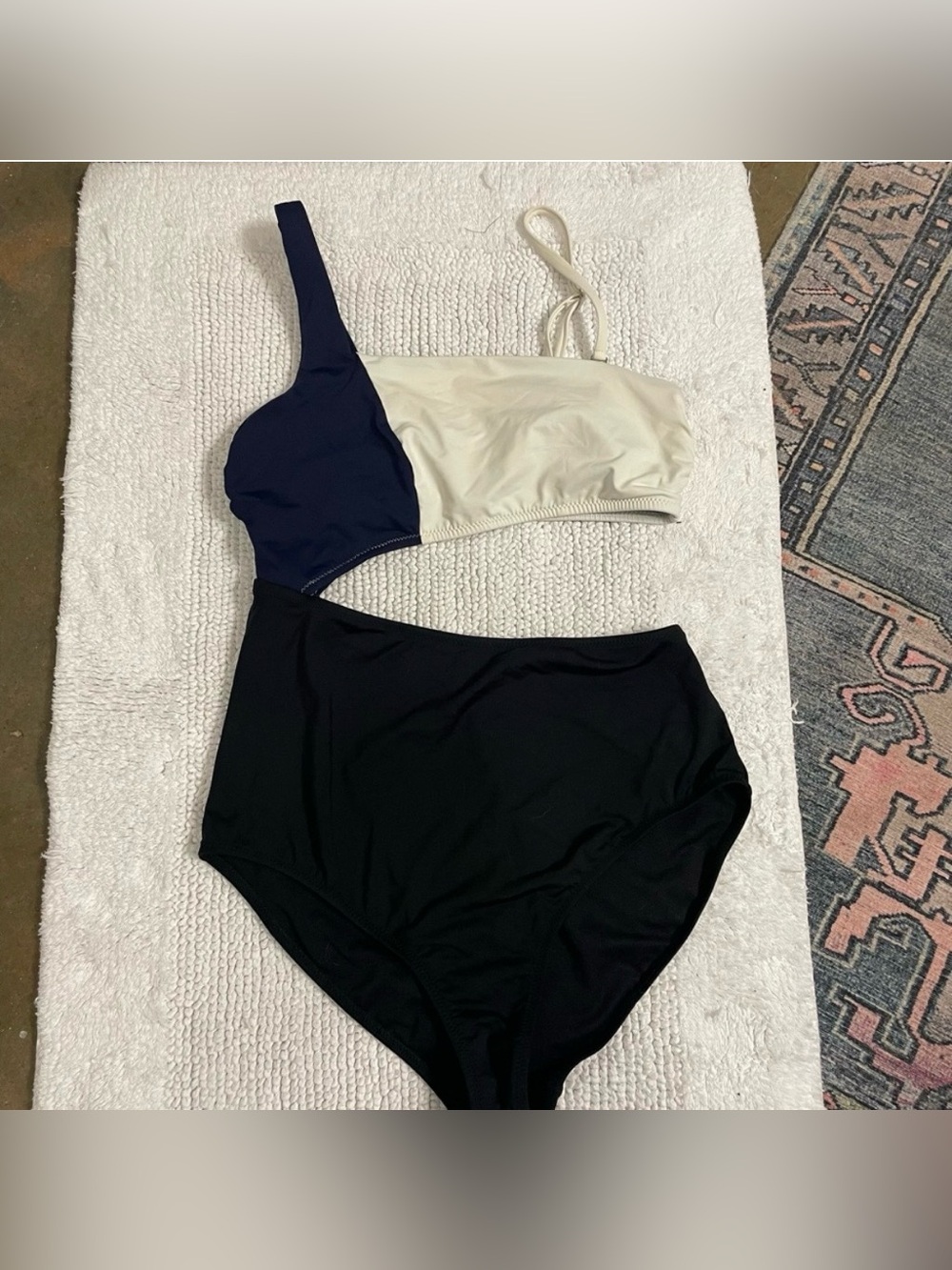 Athleta color block one piece